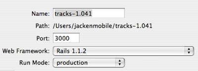 Locomotive info settings