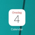 iOS Calendar App Icon