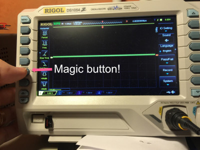 Rigol DS1054Z Reset Button