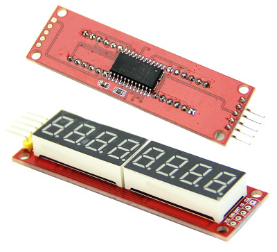 Image of an 8 Digit LED Display SPI controlled MAX7219