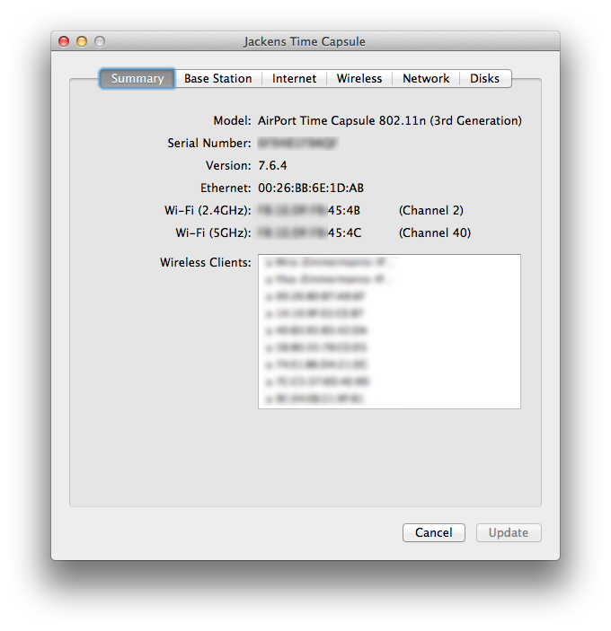 Apple Airport Utility Summary image