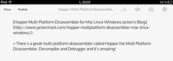 Post in Poster App