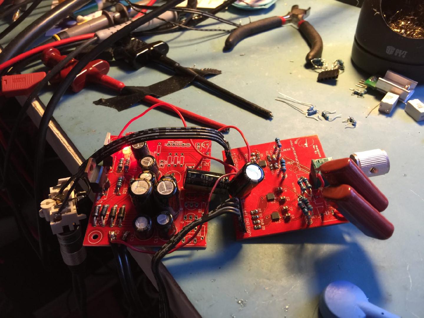 Jacken Headphone Amplifier Prototype