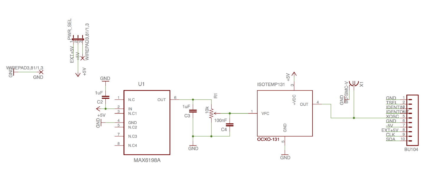 10MHz OCXO Schematic Philips-Fluke PM6665