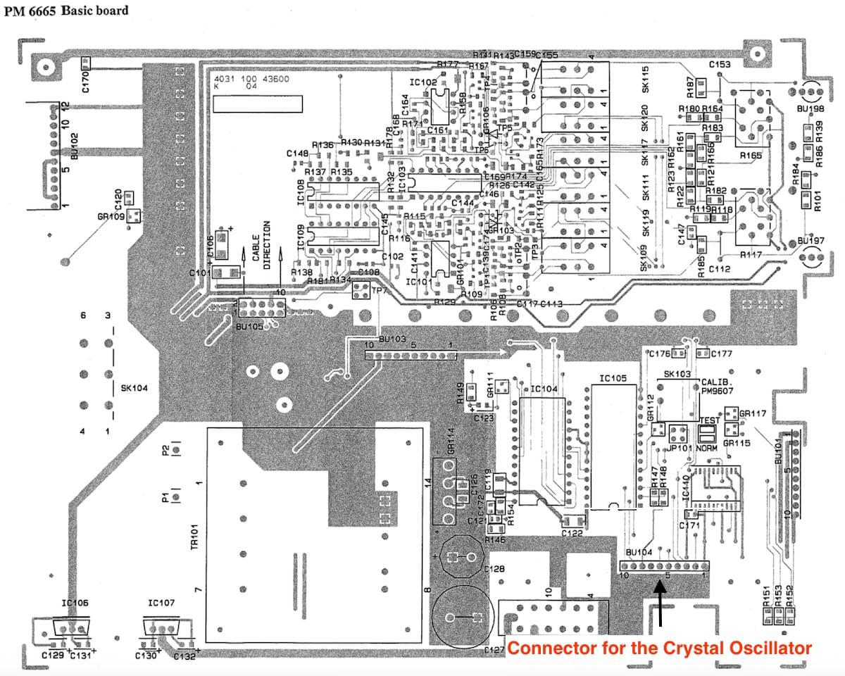 Image of PM6665 Main circuit board