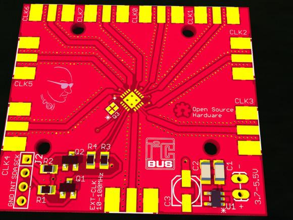 SI5351C Programmable I2C Clock Generator breakout board
