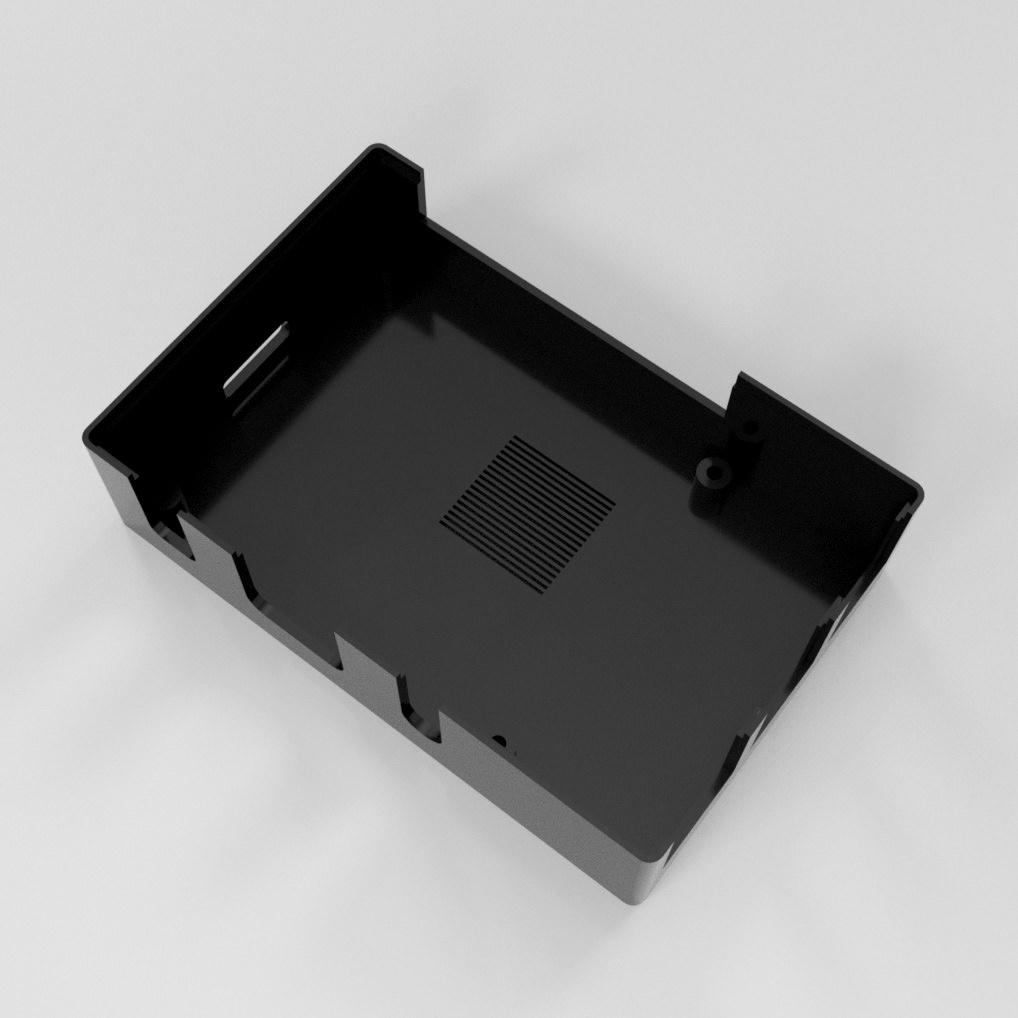Raspberry Pi 3 Case Bottom View